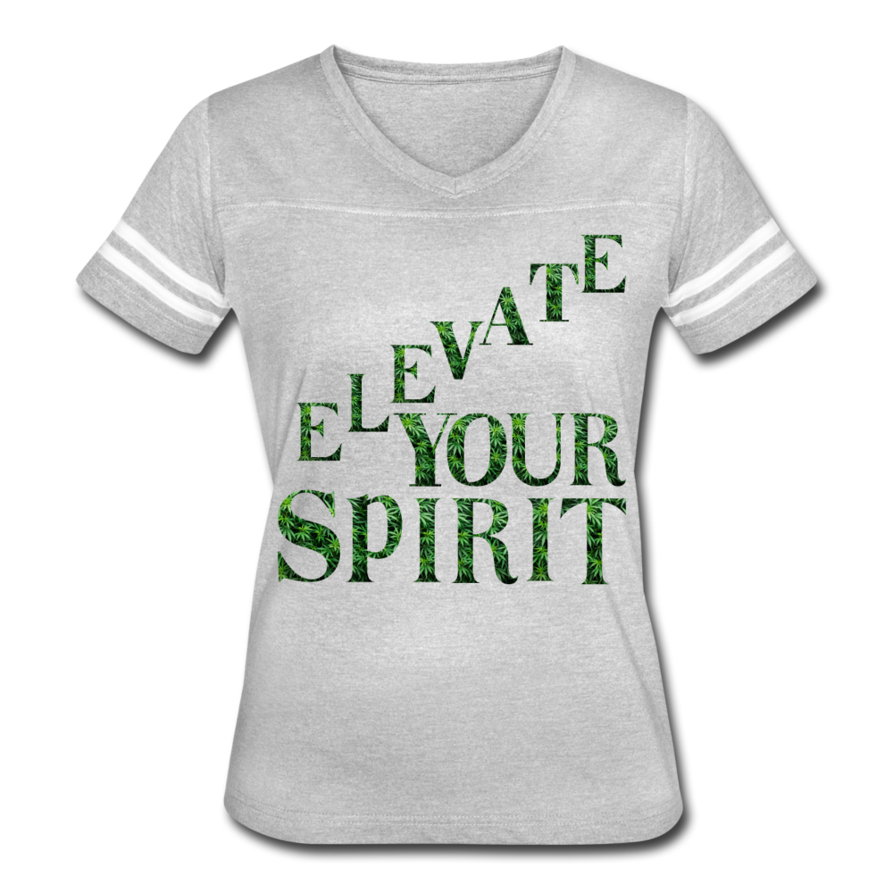 Women’s Vintage Sport T-Shirt - heather gray/white