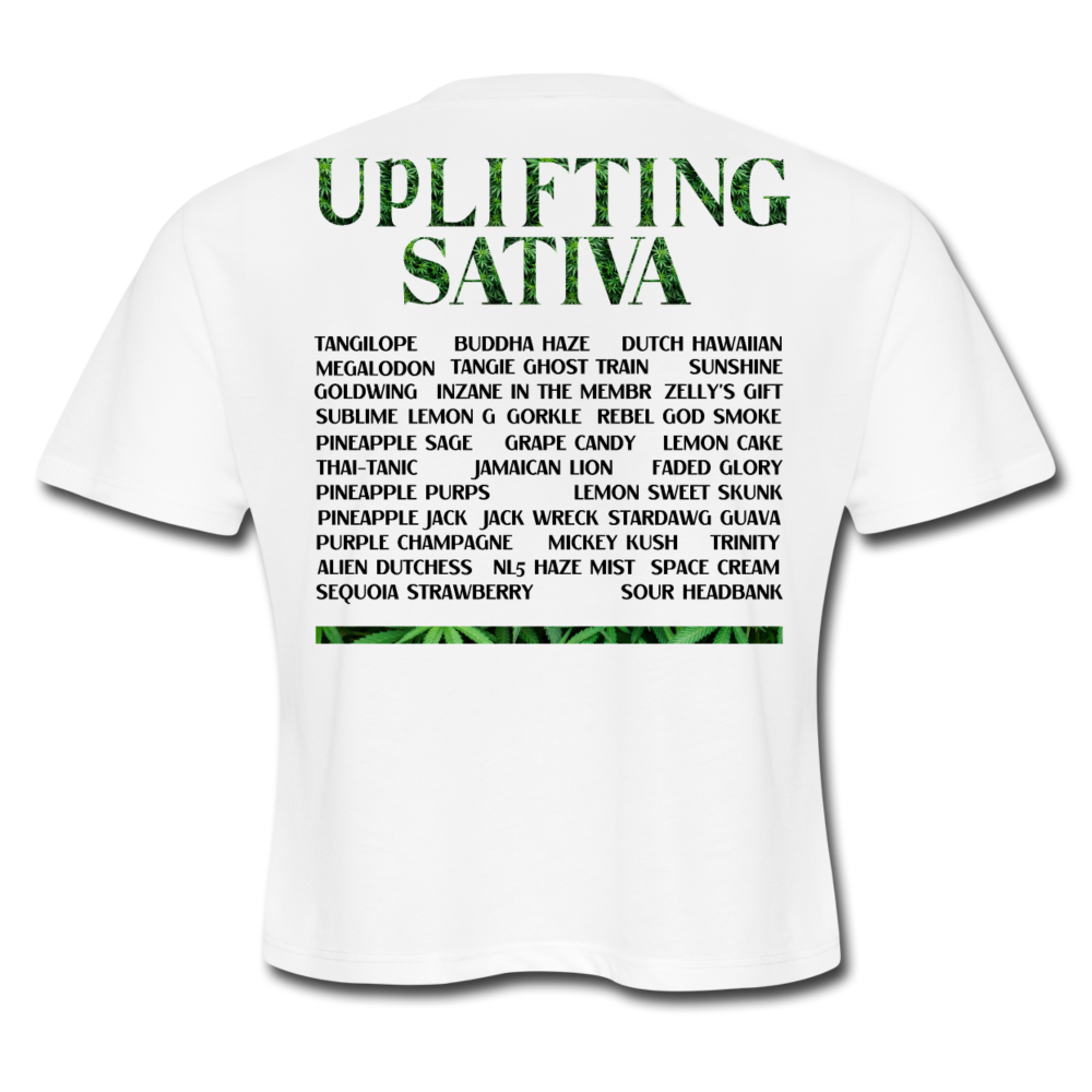 Women's Cropped T-Shirt - white