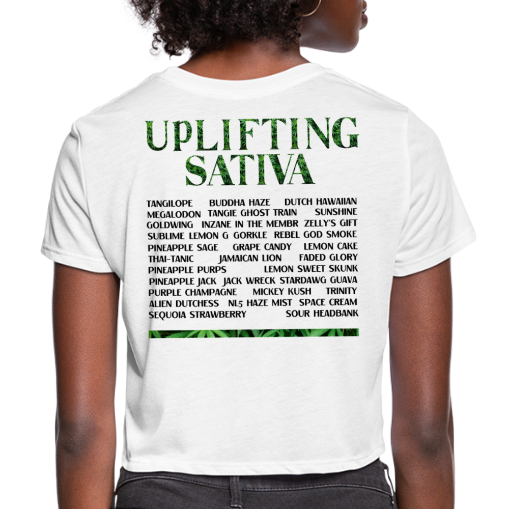 Women's Cropped T-Shirt - white