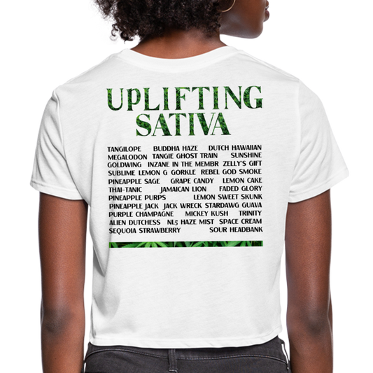 Women's Cropped T-Shirt - white