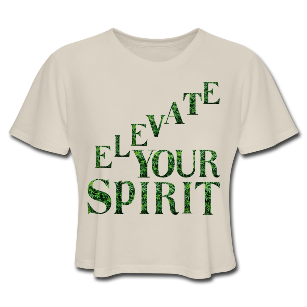 Women's Cropped T-Shirt - dust
