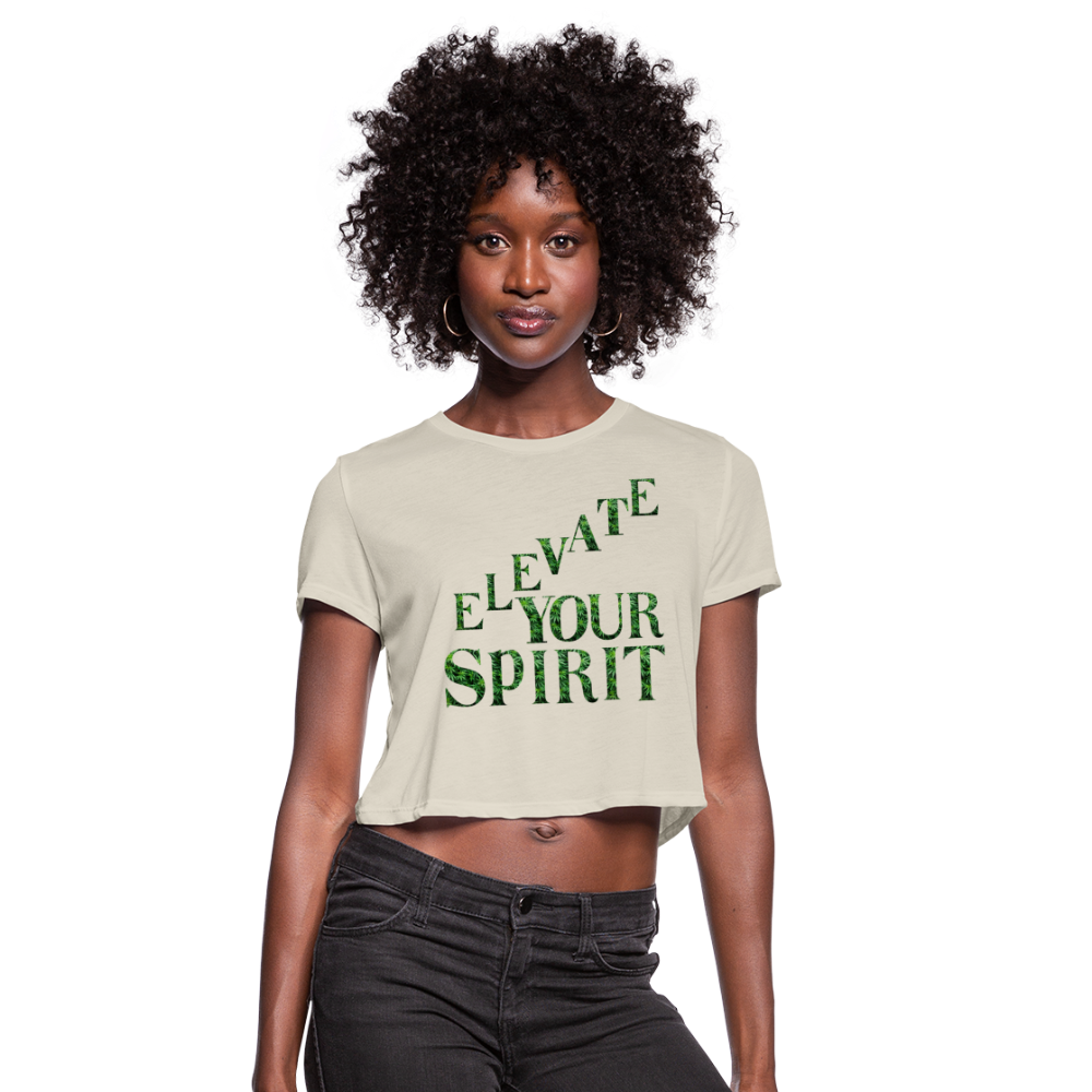 Women's Cropped T-Shirt - dust