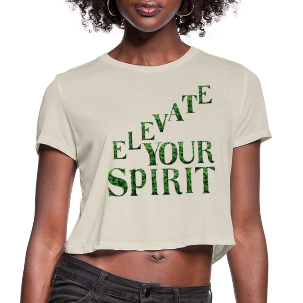 Women's Cropped T-Shirt - dust