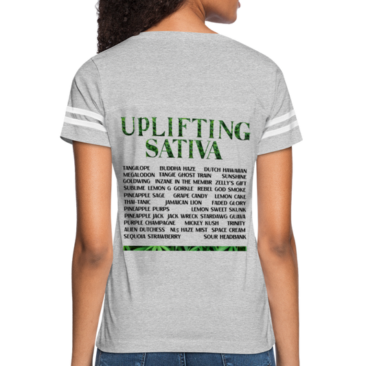 Women’s Vintage Sport T-Shirt - heather gray/white