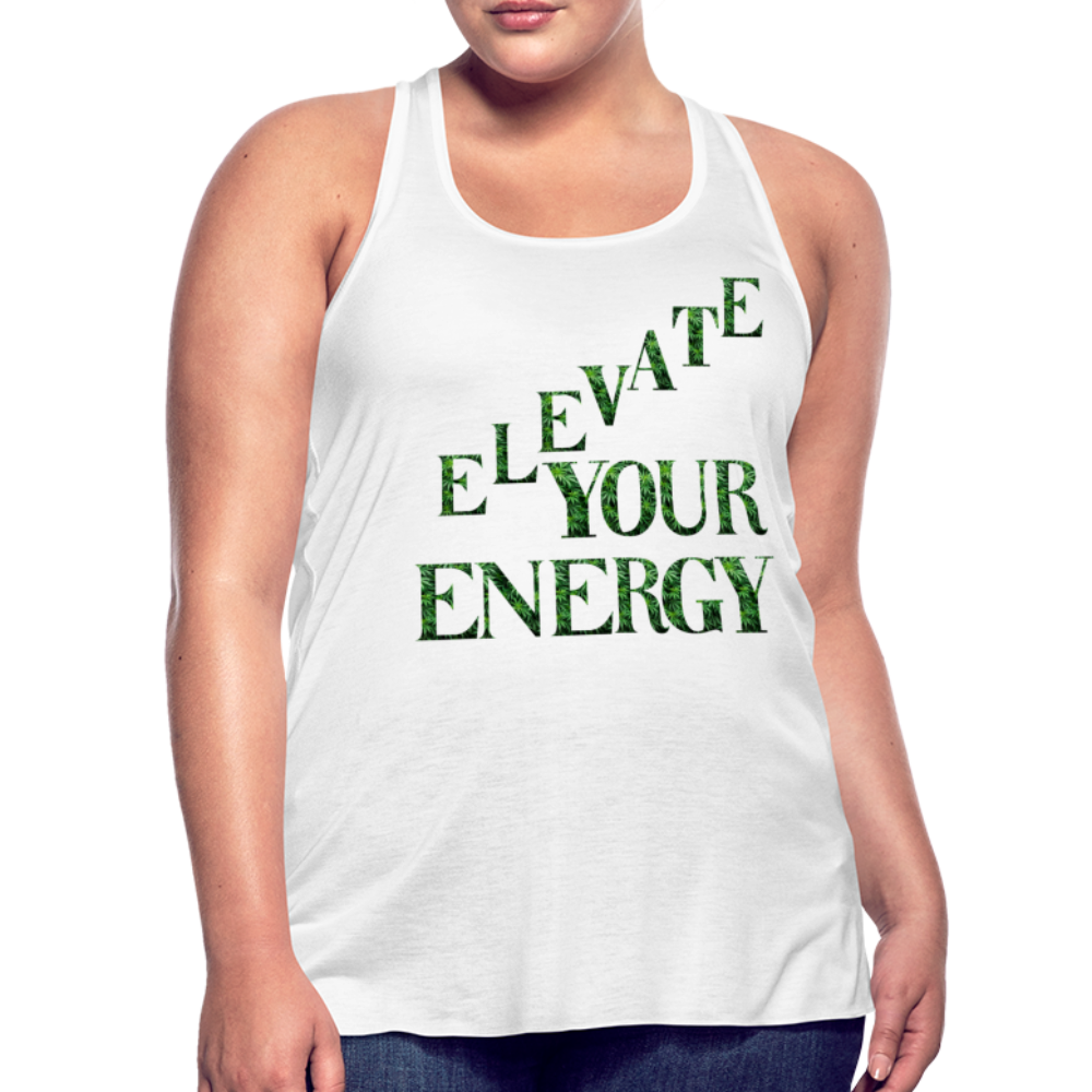 Women's Flowy Tank Top by Bella - white