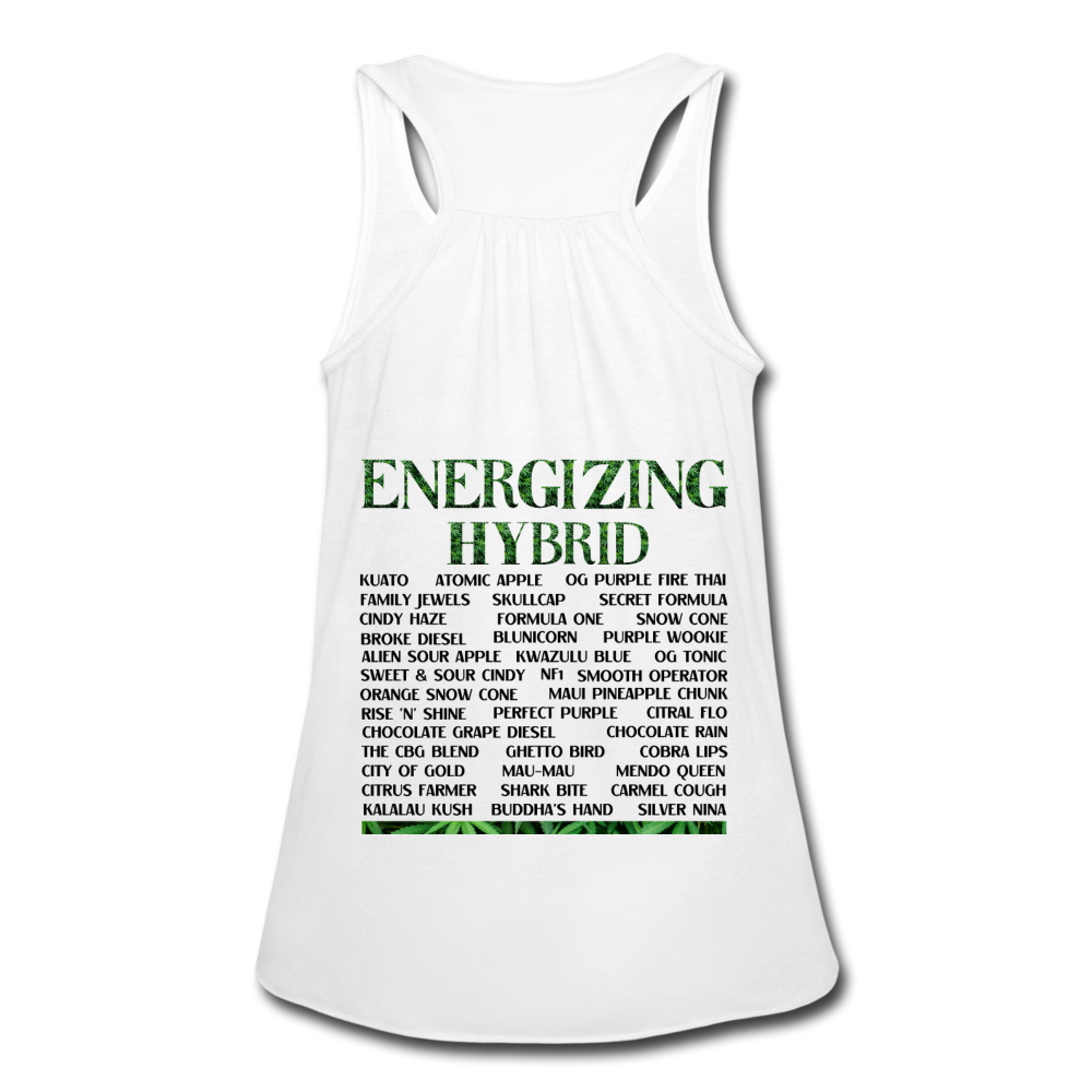 Women's Flowy Tank Top by Bella - white