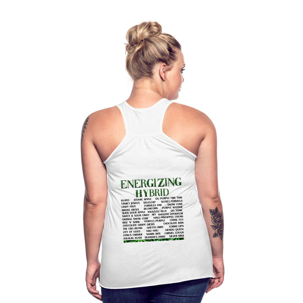 Women's Flowy Tank Top by Bella - white