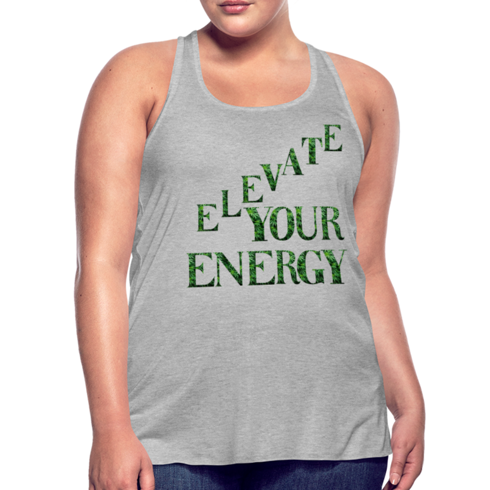 Women's Flowy Tank Top by Bella - heather gray