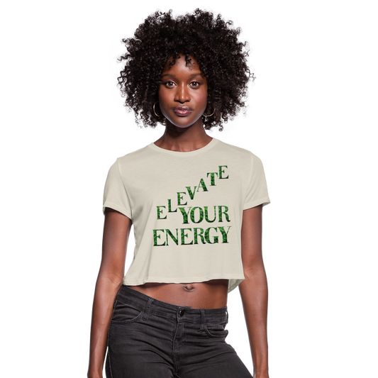 Women's Cropped T-Shirt - dust
