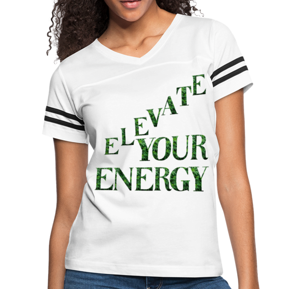 Women’s Vintage Sport T-Shirt - white/black
