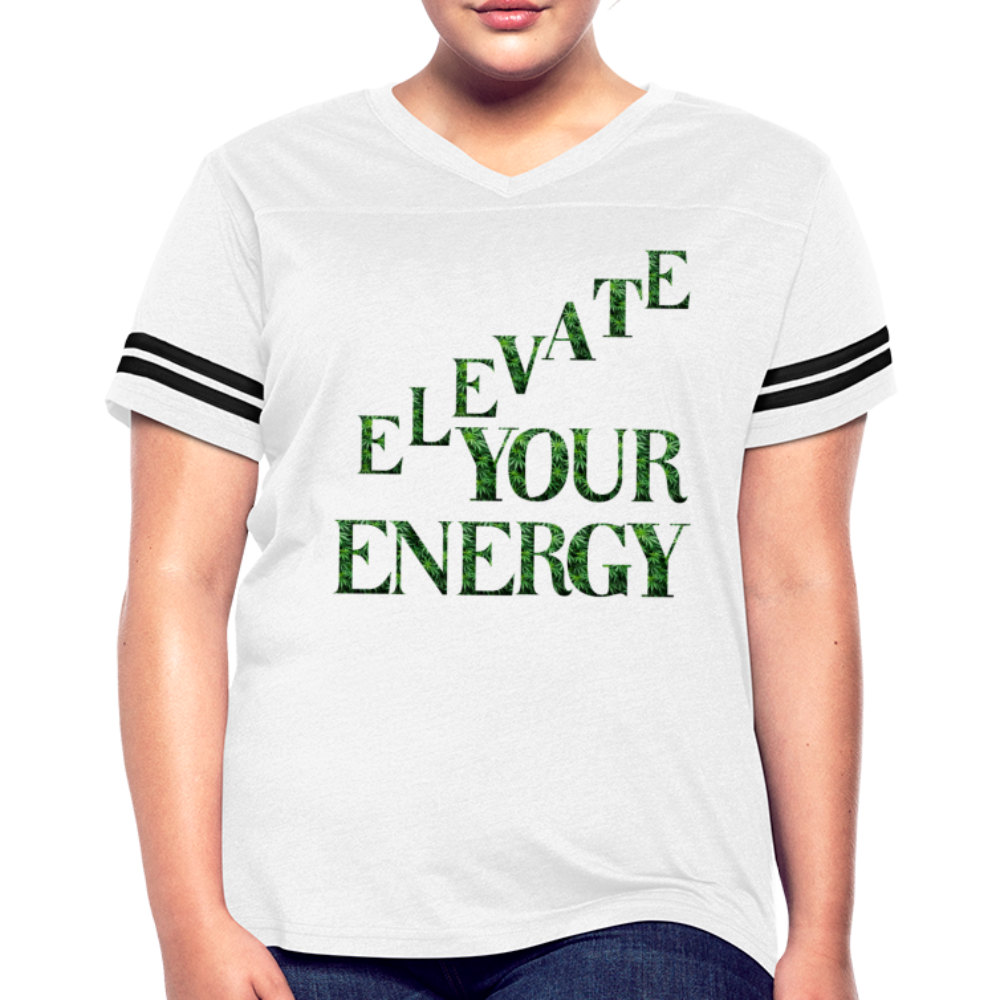 Women’s Vintage Sport T-Shirt - white/black