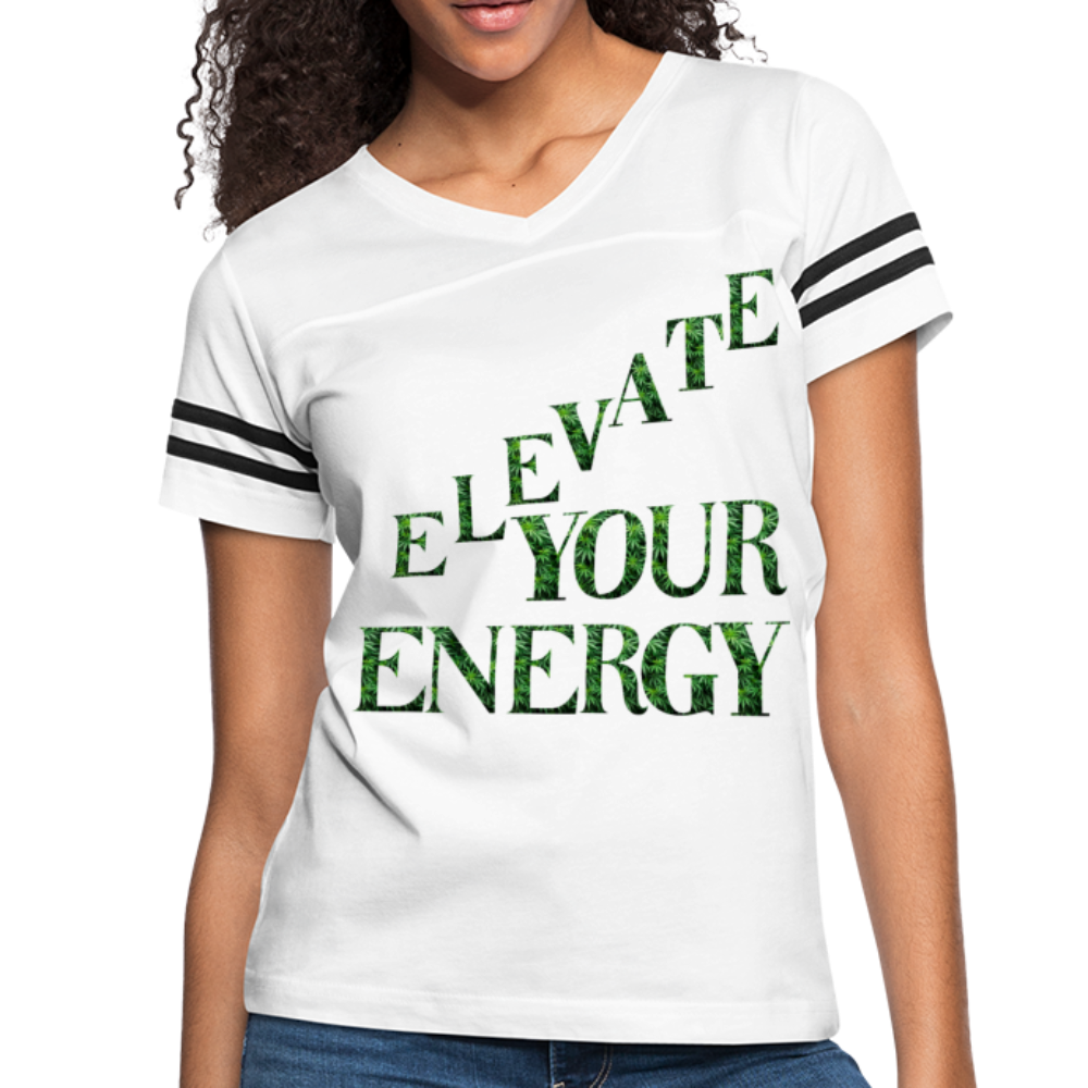 Women’s Vintage Sport T-Shirt - white/black