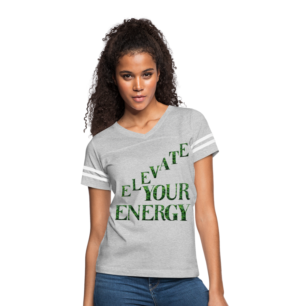 Women’s Vintage Sport T-Shirt - heather gray/white