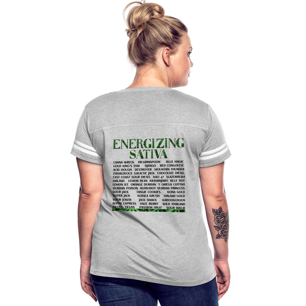 Women’s Vintage Sport T-Shirt - heather gray/white