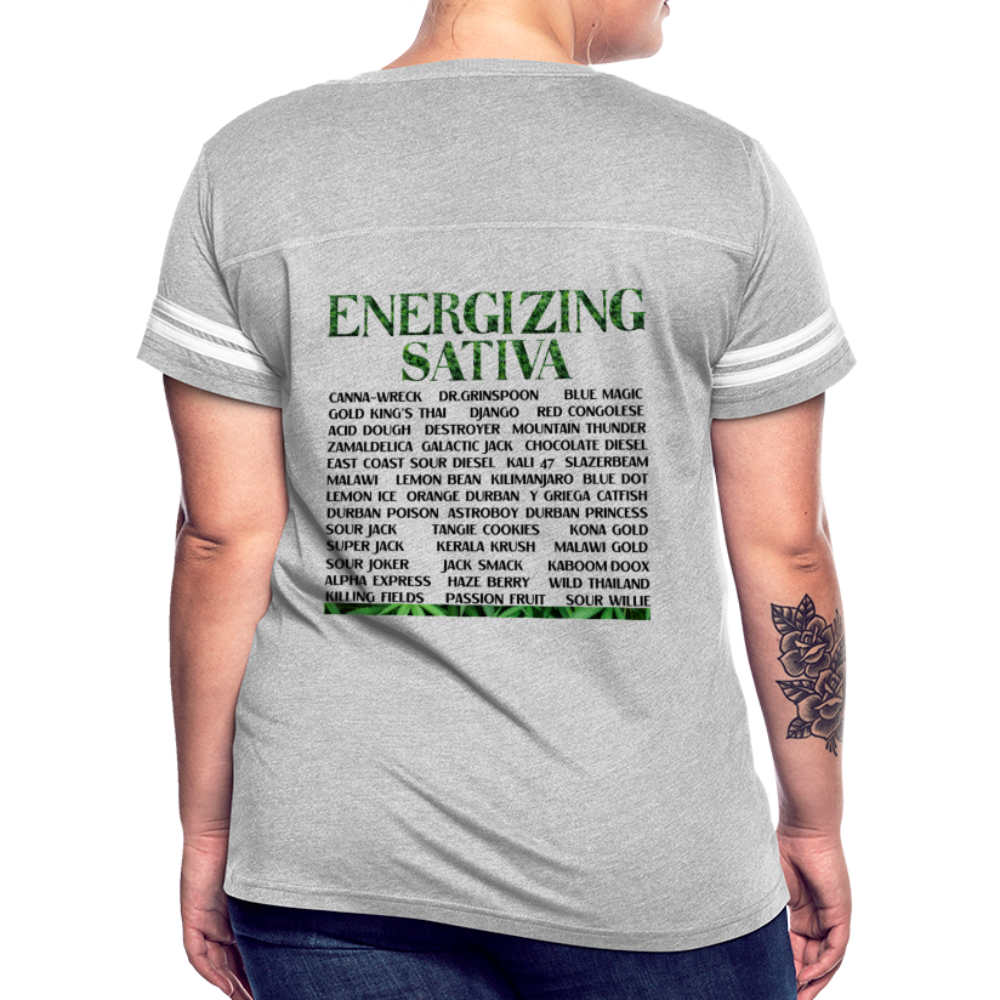 Women’s Vintage Sport T-Shirt - heather gray/white