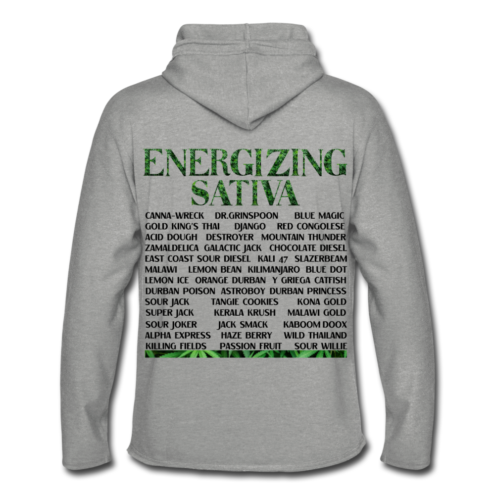 Unisex Lightweight Terry Hoodie - heather gray
