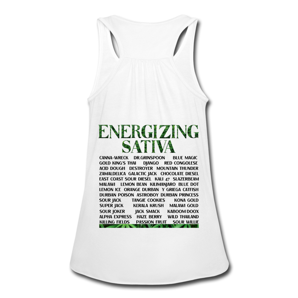 Women's Flowy Tank Top by Bella - white