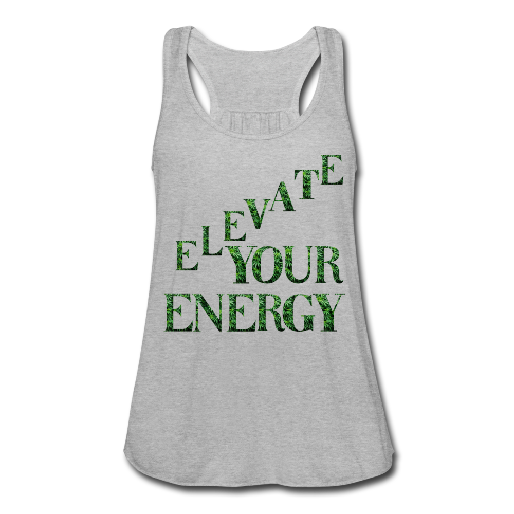 Women's Flowy Tank Top by Bella - heather gray