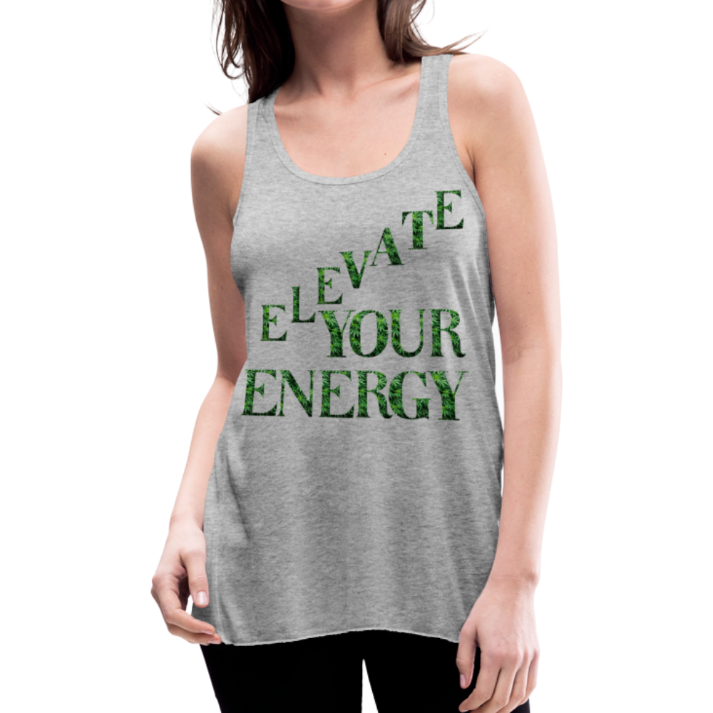 Women's Flowy Tank Top by Bella - heather gray