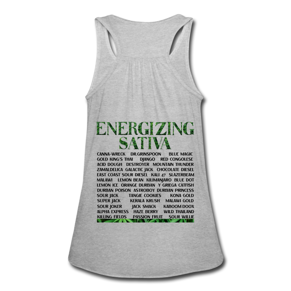 Women's Flowy Tank Top by Bella - heather gray