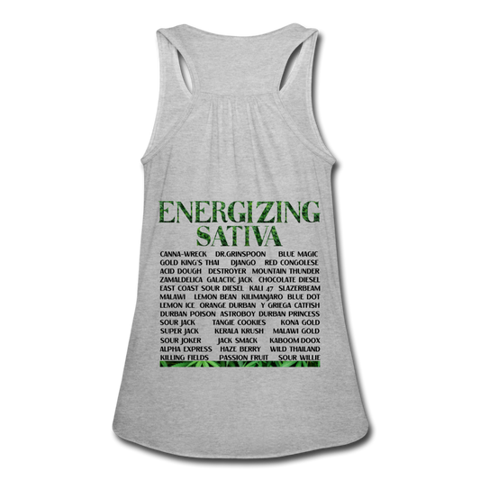 Women's Flowy Tank Top by Bella - heather gray
