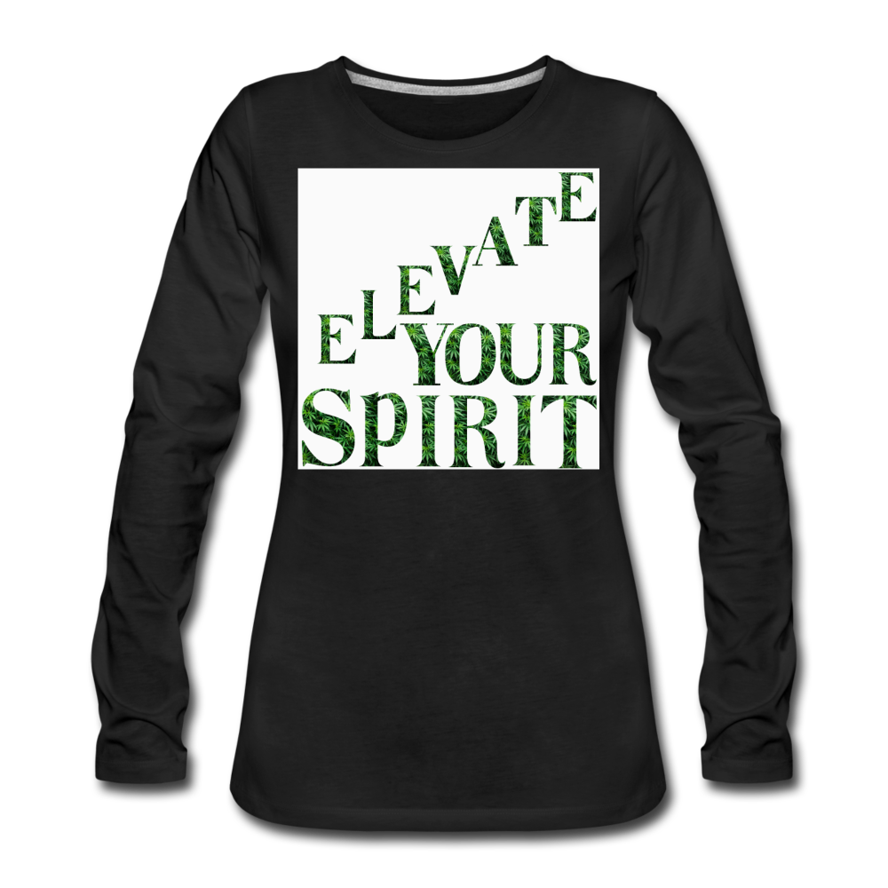 Women's Premium Long Sleeve T-Shirt - black