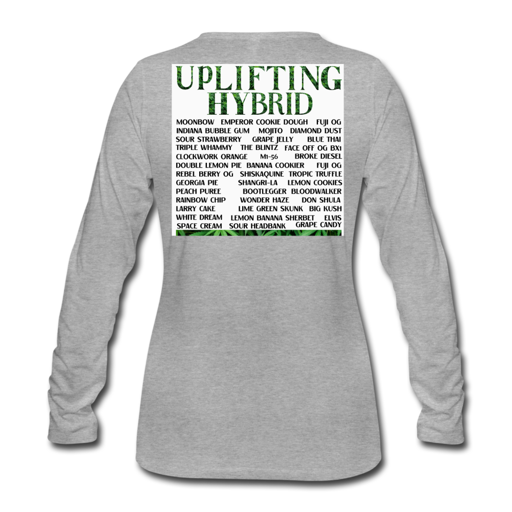 Women's Premium Long Sleeve T-Shirt - heather gray