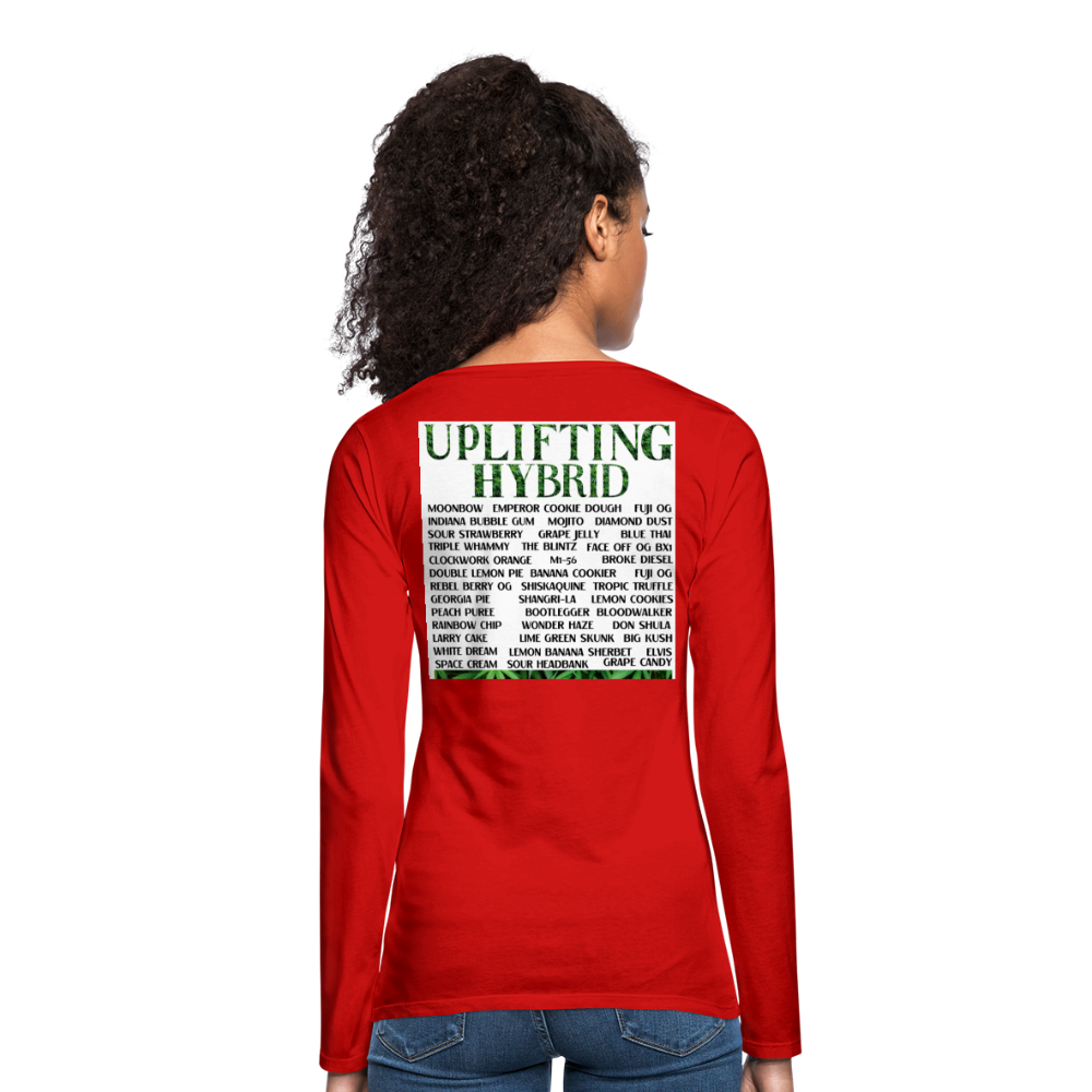 Women's Premium Long Sleeve T-Shirt - red