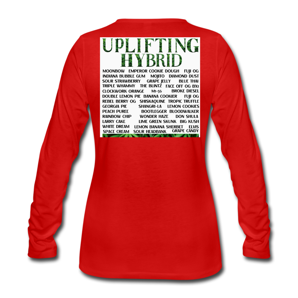 Women's Premium Long Sleeve T-Shirt - red