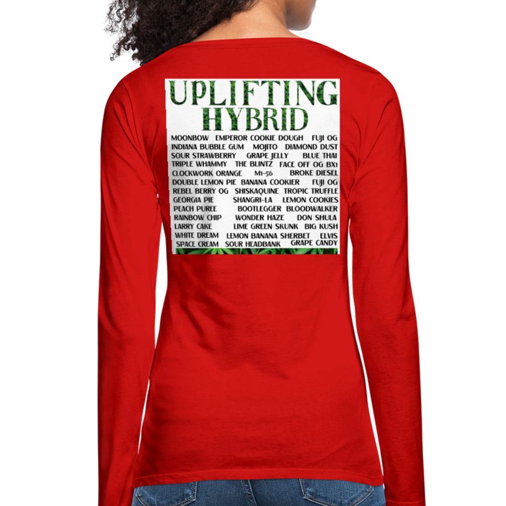 Women's Premium Long Sleeve T-Shirt - red
