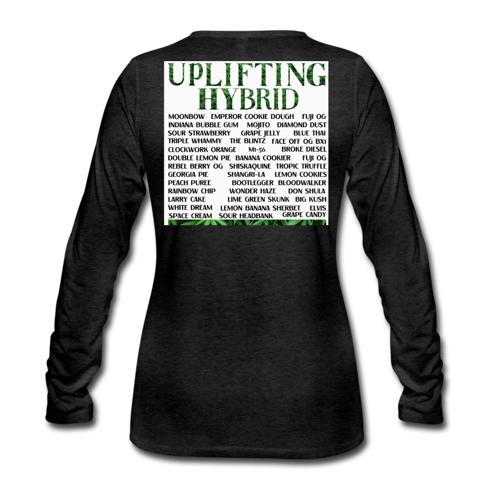 Women's Premium Long Sleeve T-Shirt - charcoal gray