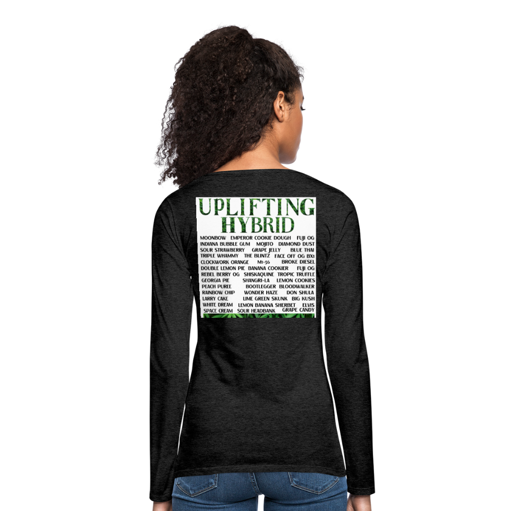 Women's Premium Long Sleeve T-Shirt - charcoal gray