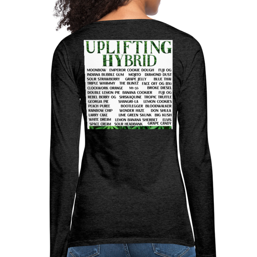 Women's Premium Long Sleeve T-Shirt - charcoal gray