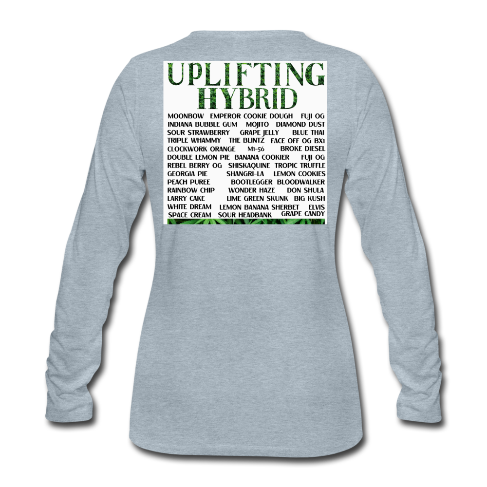 Women's Premium Long Sleeve T-Shirt - heather ice blue