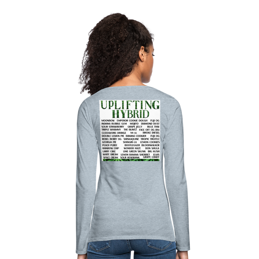 Women's Premium Long Sleeve T-Shirt - heather ice blue
