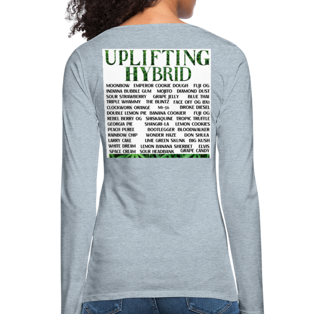 Women's Premium Long Sleeve T-Shirt - heather ice blue