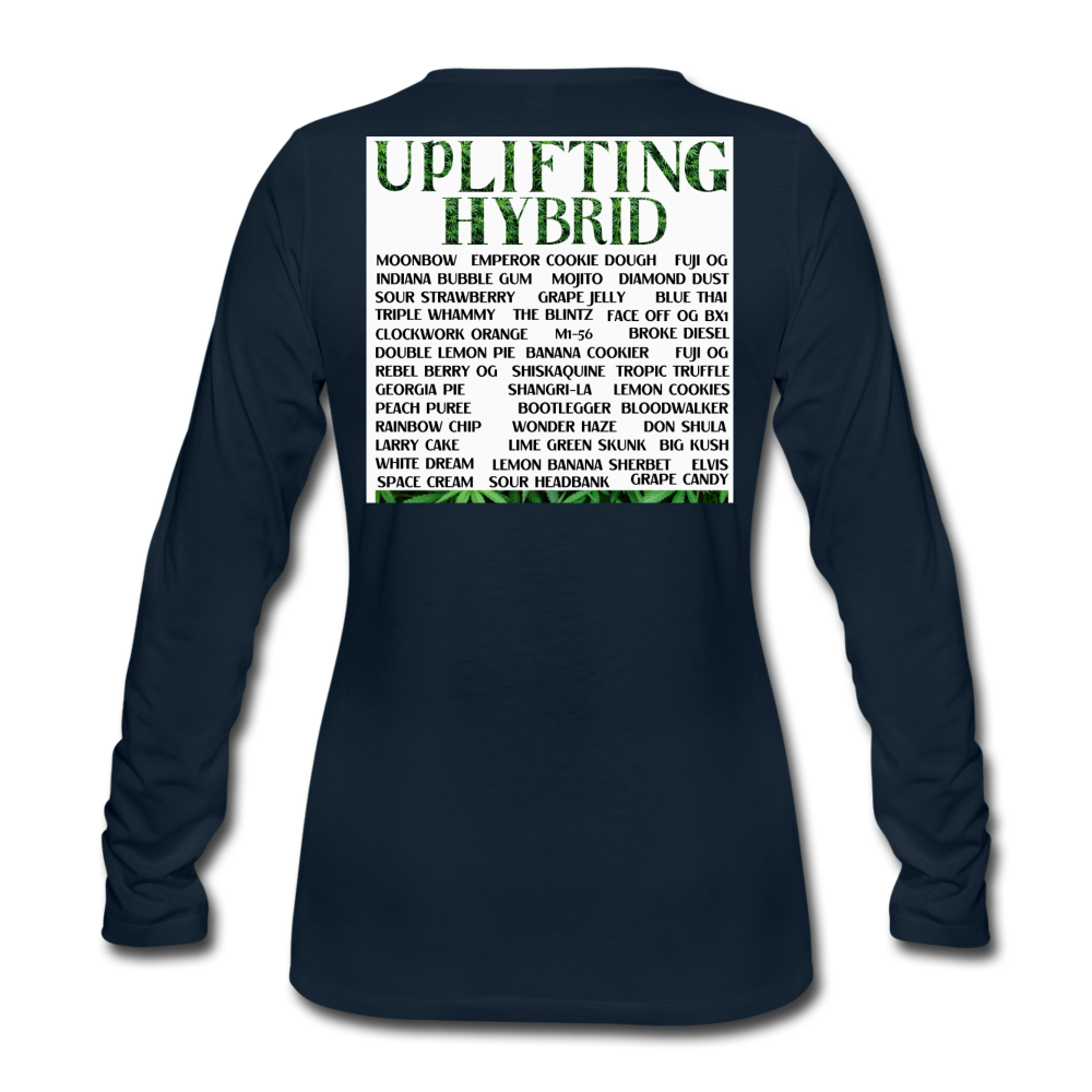 Women's Premium Long Sleeve T-Shirt - deep navy