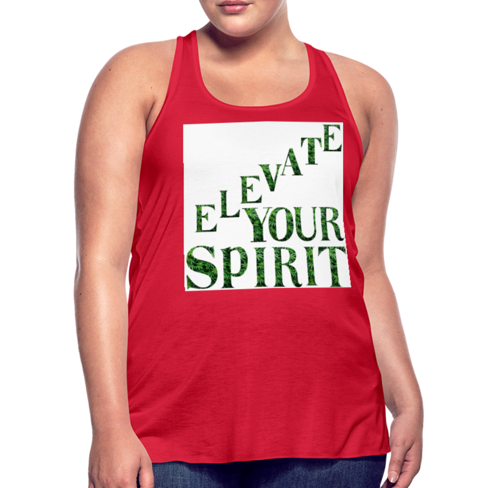 Women's Flowy Tank Top by Bella - red