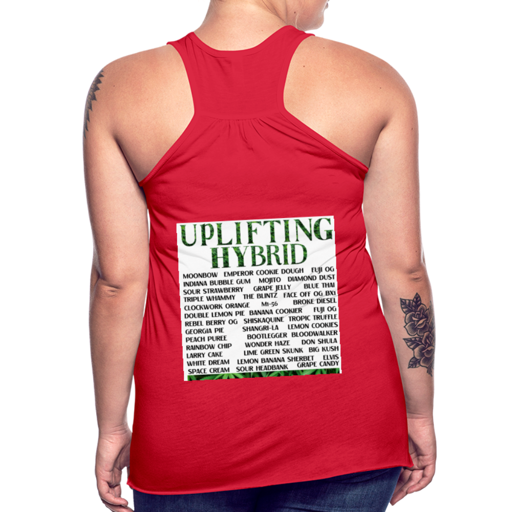 Women's Flowy Tank Top by Bella - red