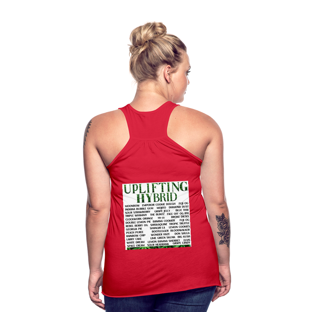 Women's Flowy Tank Top by Bella - red