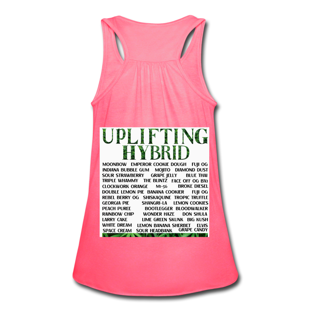Women's Flowy Tank Top by Bella - neon pink