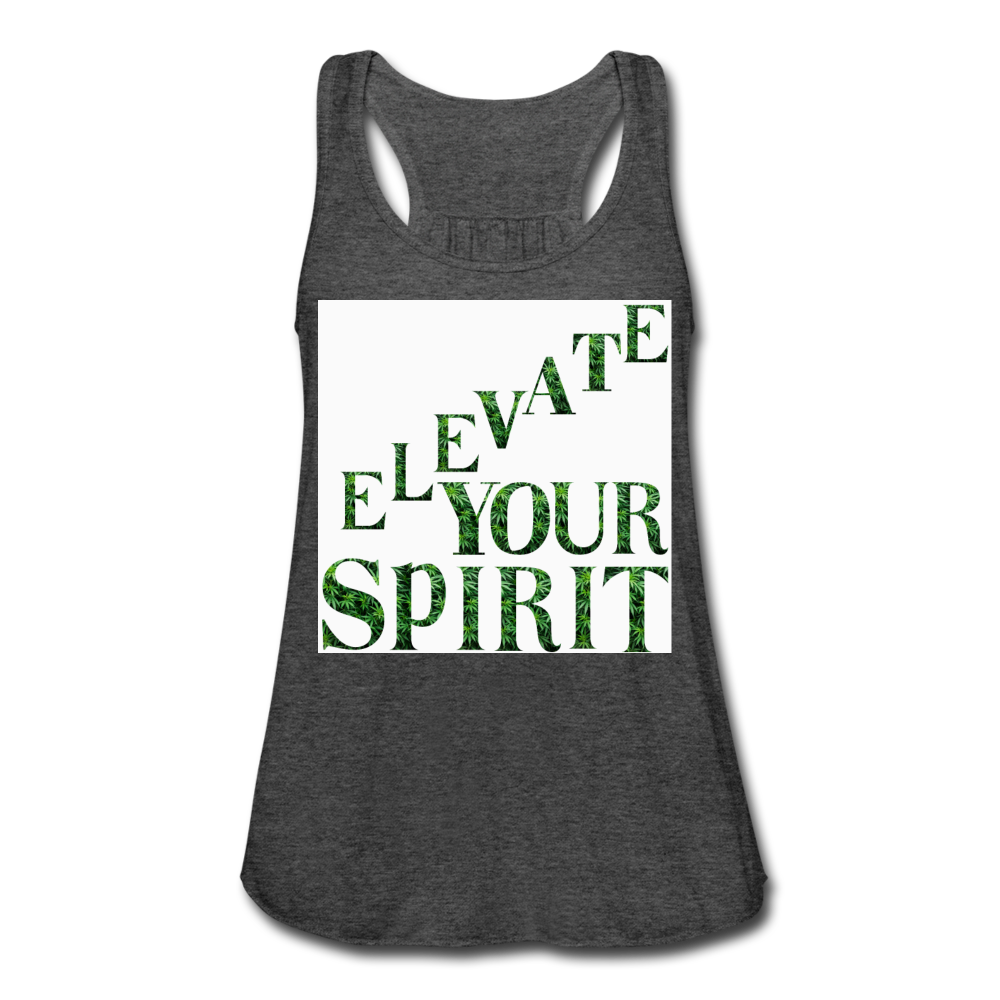 Women's Flowy Tank Top by Bella - deep heather