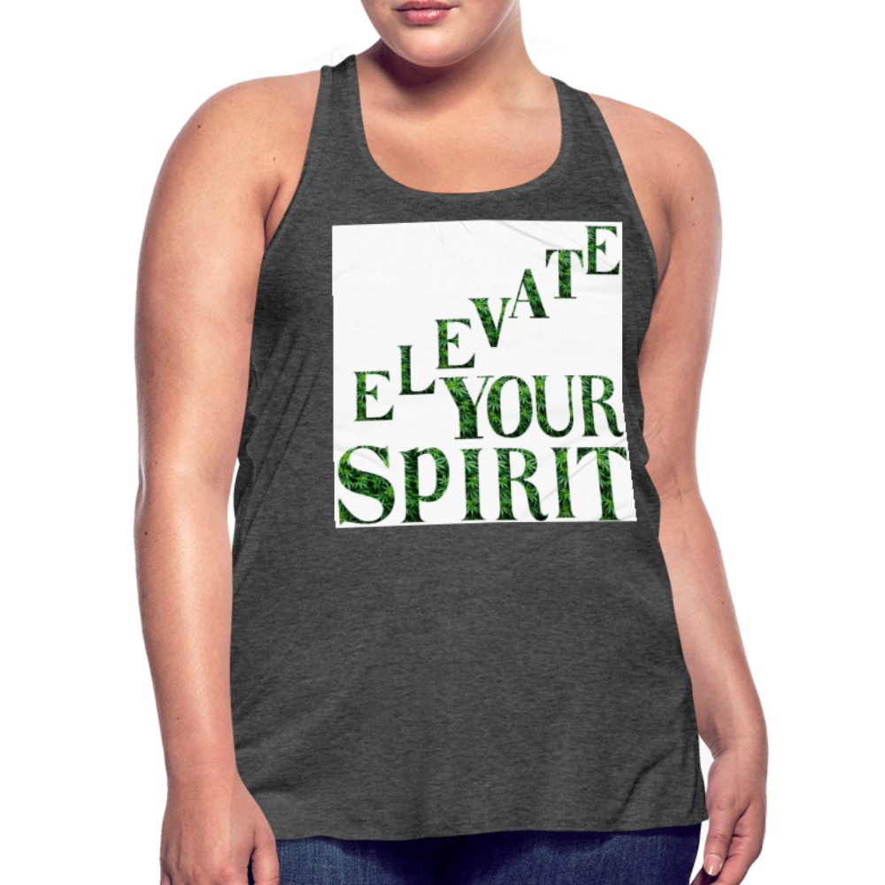 Women's Flowy Tank Top by Bella - deep heather