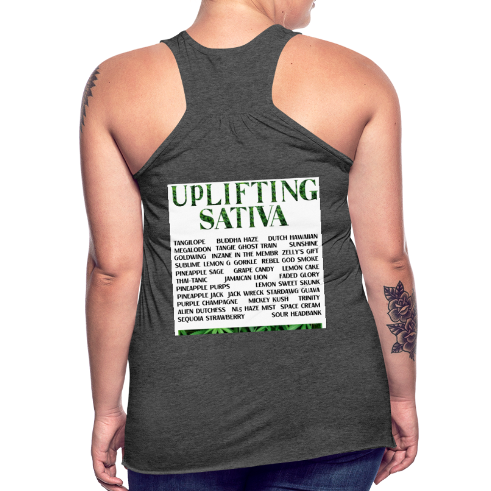 Women's Flowy Tank Top by Bella - deep heather