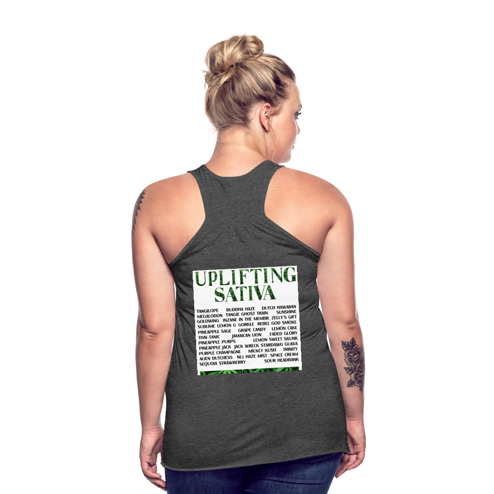 Women's Flowy Tank Top by Bella - deep heather