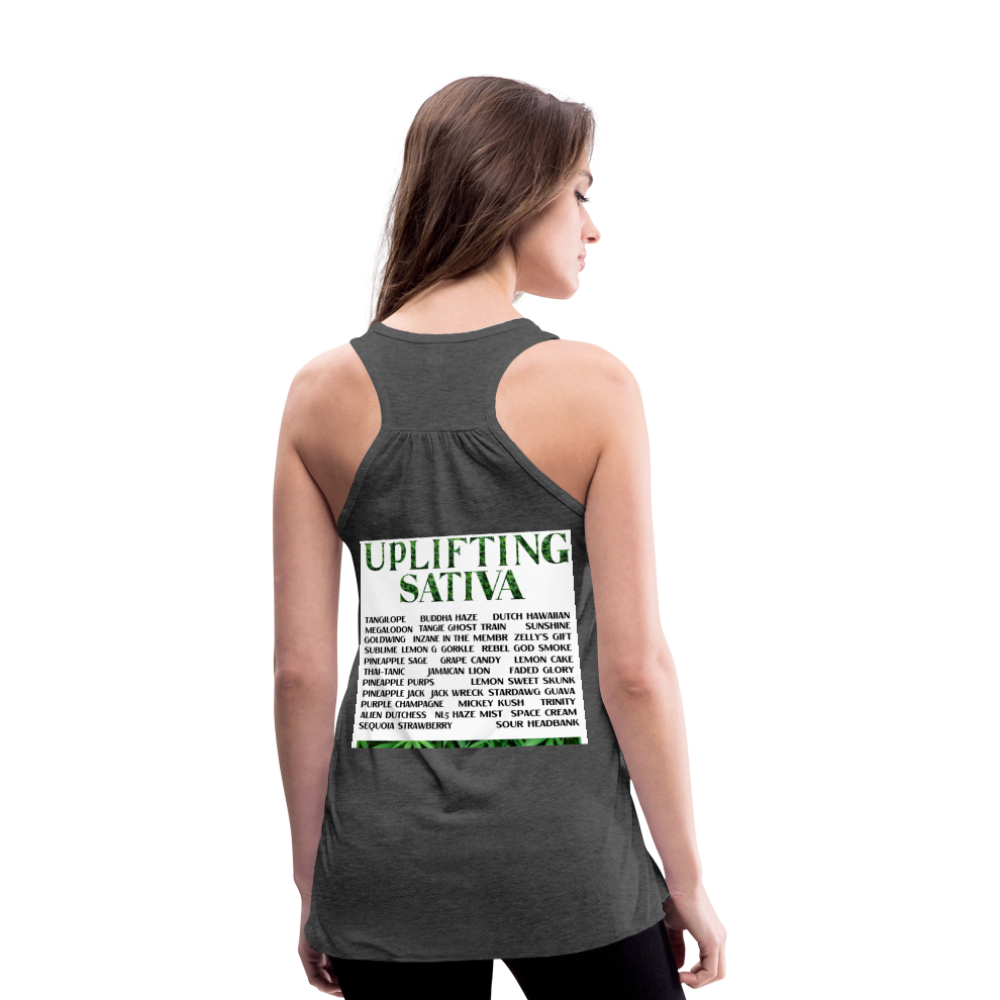 Women's Flowy Tank Top by Bella - deep heather