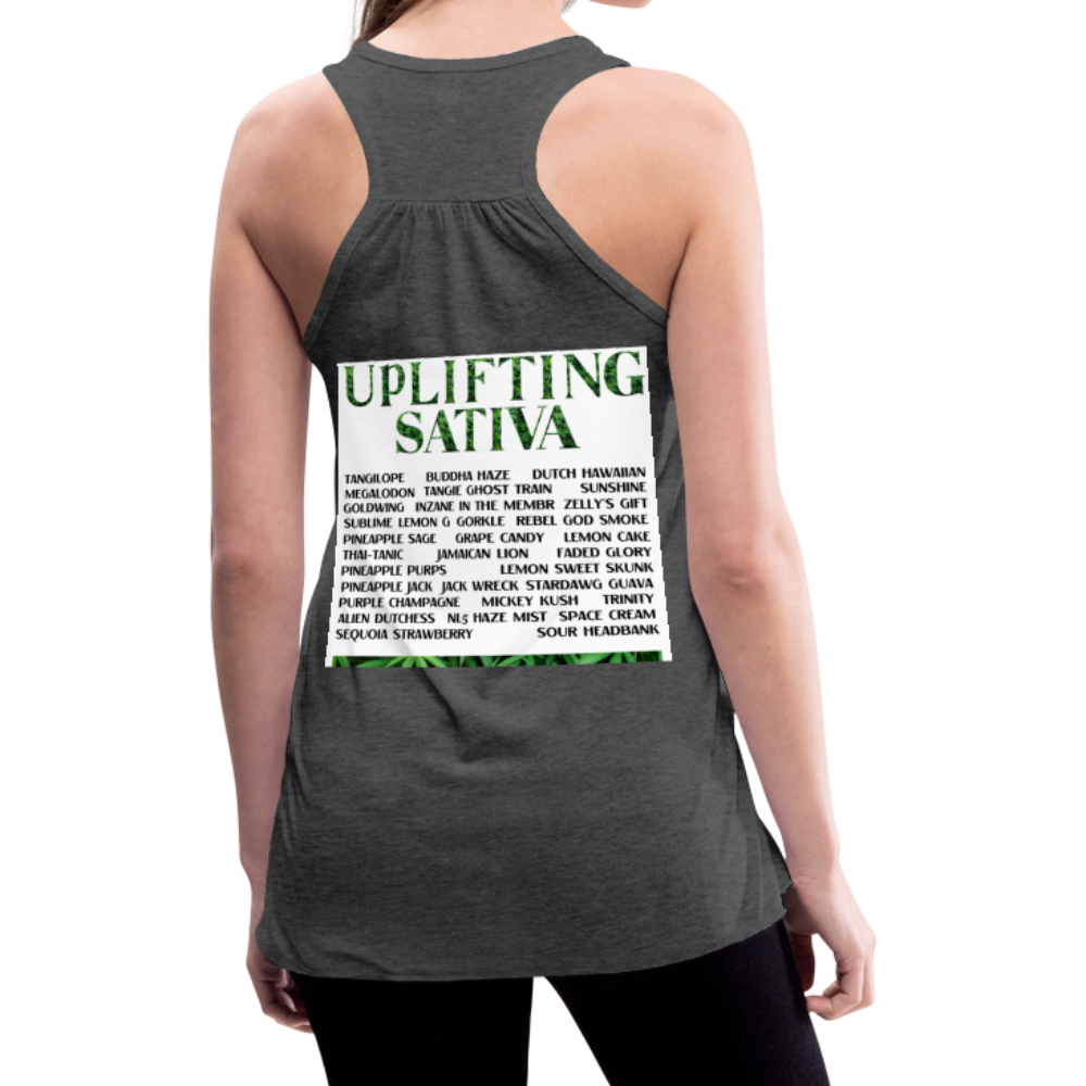 Women's Flowy Tank Top by Bella - deep heather