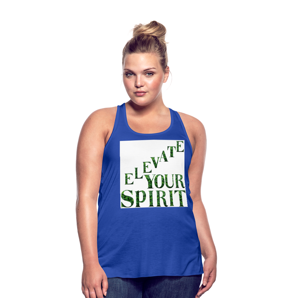 Women's Flowy Tank Top by Bella - royal blue