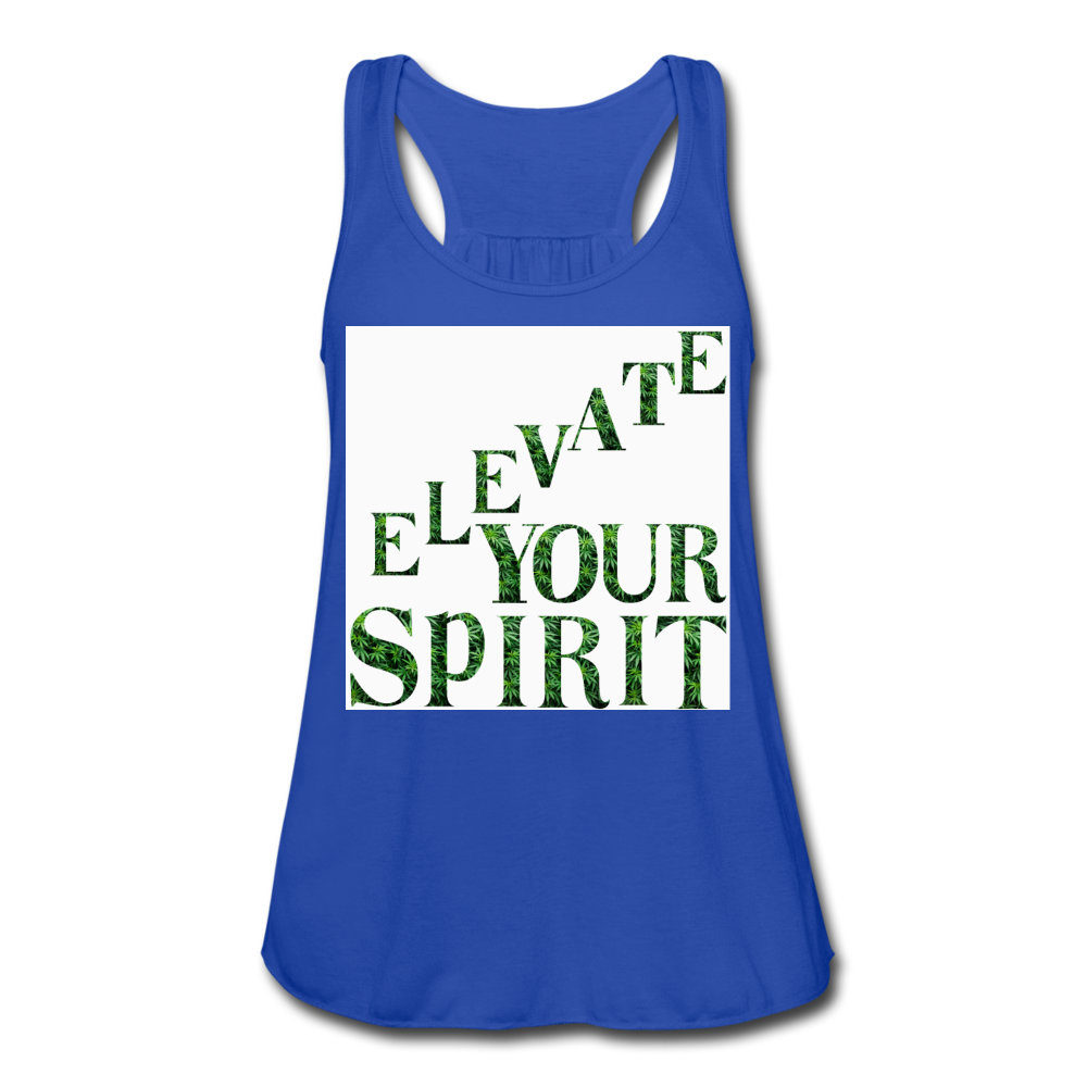 Women's Flowy Tank Top by Bella - royal blue