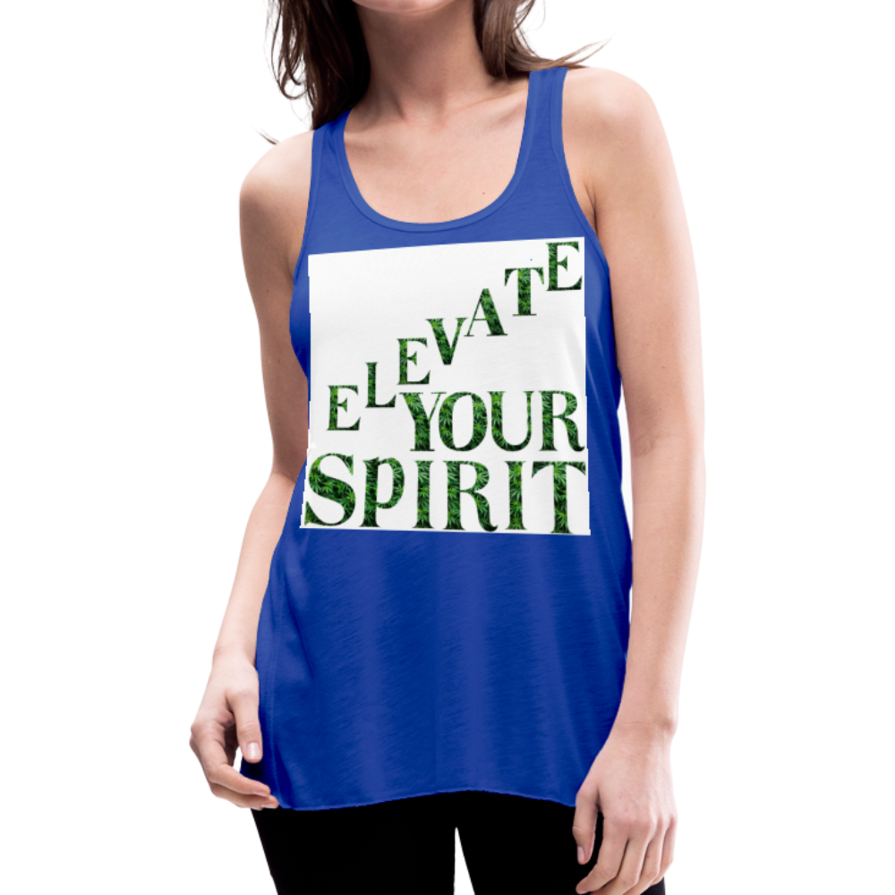 Women's Flowy Tank Top by Bella - royal blue